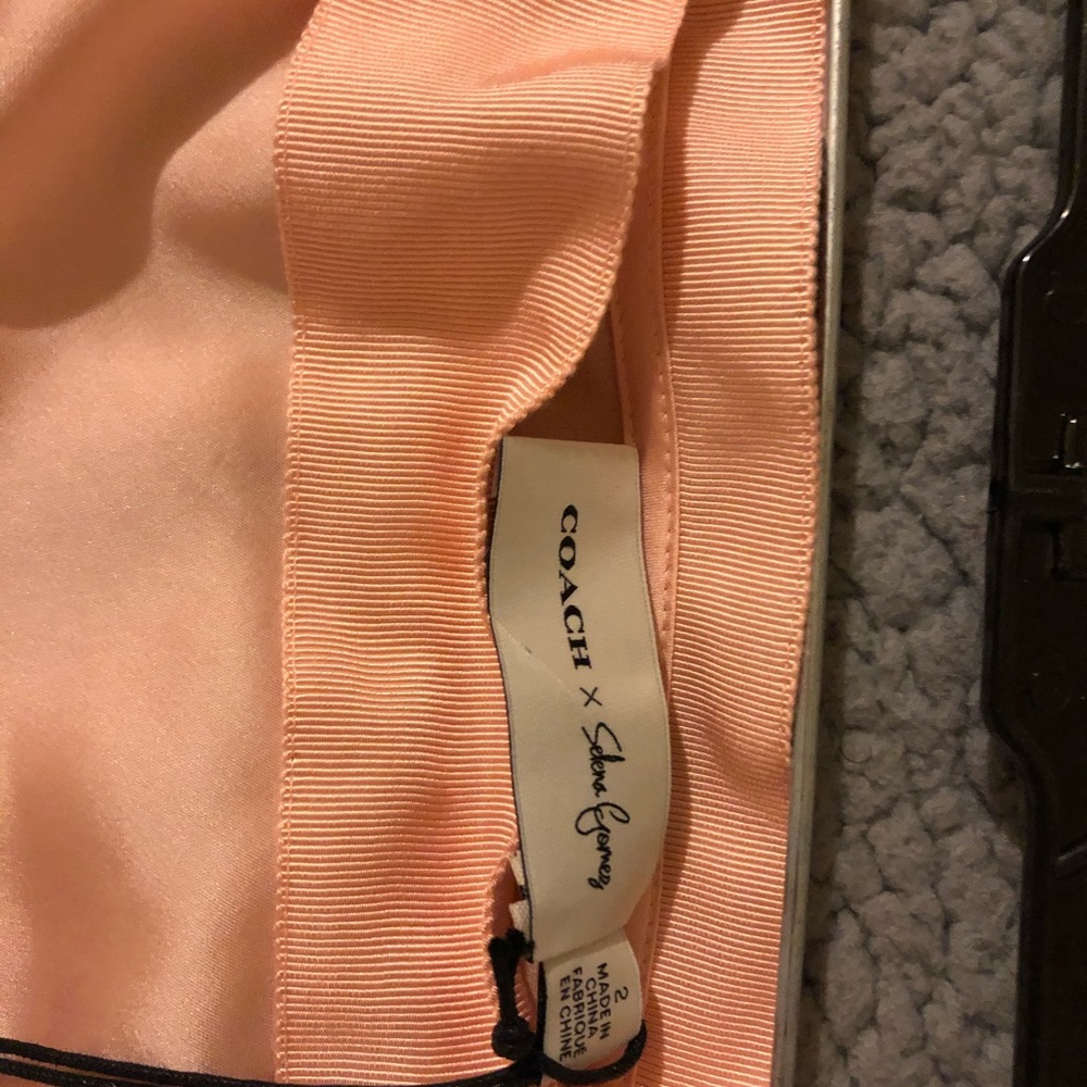 Coach X Selena Gomez  pajama pink skirt size 2
